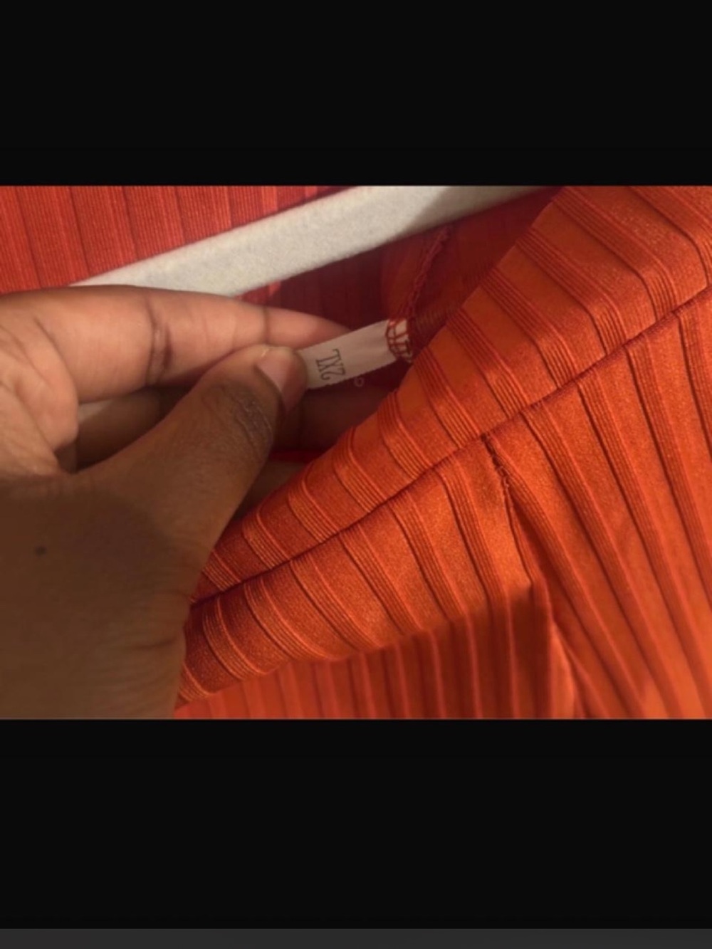 Ribbed Two-Piece Lounge Set - Rust - Picture 8 of 8